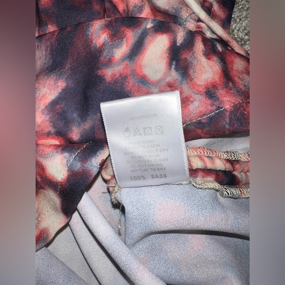 Jaded London Tie Dye Print One Shoulder Ruched Side Mini Dress Size 2 - Picture 13 of 13